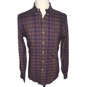Ralph Lauren Purple Plaid Button-Down Shirt
